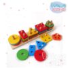 JUEGO DIDACTICOS - ENCAJE - DE MADERA