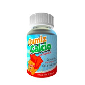 COMPLEMENTO NUTRICIONAL GOMITAS DE CALCIO + VITAMINA D3 X 60UNDS