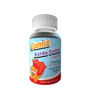 COMPLEMENTO NUTRICIONAL GOMITAS DE ACIDO FOLICO + VITAMINA D3 X 60UNDS