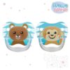 SET 2 UND. MED 6-12M - OSO & MONO NIÑO