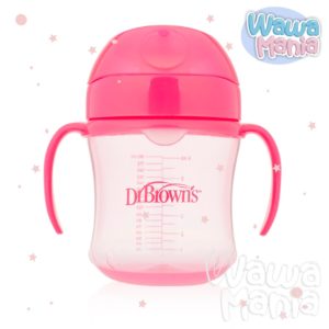 VASO TRANSICIÓN ANTIDERRAME 6OZ ROSA