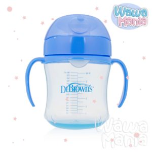 VASO TRANSICIÓN ANTIDERRAME 6OZ AZUL