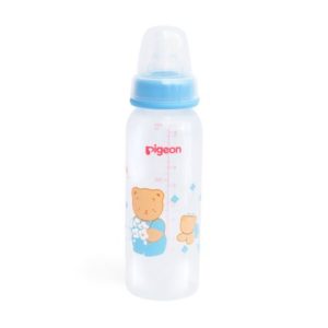 BIBERÓN PERISTÁLTICO BPA FREE BOCA STANDARD 240ML DECORADO OSITO AZUL
