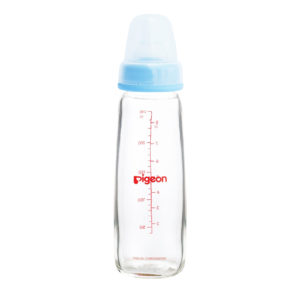 BIBERÓN PERISTÁLTICO DE VIDRIO 240 ML / 8OZ. AZUL