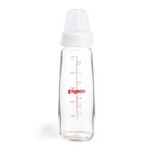 BIBERÓN PERISTÁLTICO DE VIDRIO 240 ML / 8OZ. BLANCO