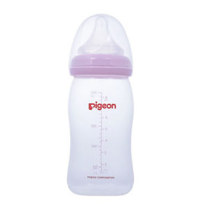 BIBERÓN SOFTOUCH PERISTÁLTICPLUS BPA FREE BOCA ANCHA 240ML ROSADO