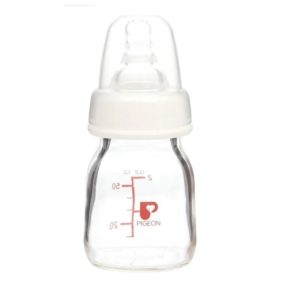 PIGEON - BIBERÓN PERISTÁLTICO DE VIDRIO 50ML / 2OZ. BLANCO