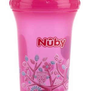 VASITO 9OZ. IMPRESO NON SPILL  ROSADO