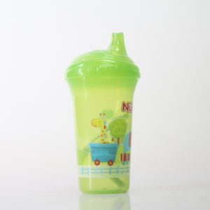VASITO 9OZ. IMPRESO NON SPILL  VERDE
