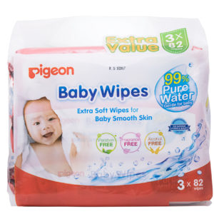 TOALLITAS HÚMEDAS (BABY WIPES "PURE WATER") REPUESTO 3 X 82 TOALLITAS