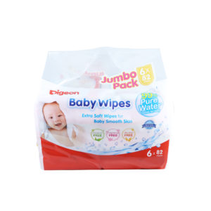 TOALLITAS HÚMEDAS (BABY WIPES "PURE WATER") REPUESTO 6 X 82 TOALLITAS