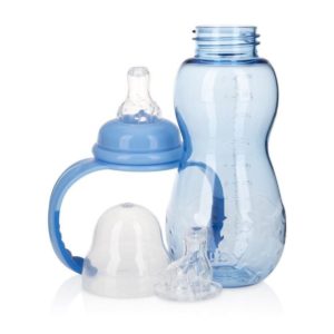 BIBERÓN 3 ETAPAS DE TRITAN 10OZ/300ML CELESTE