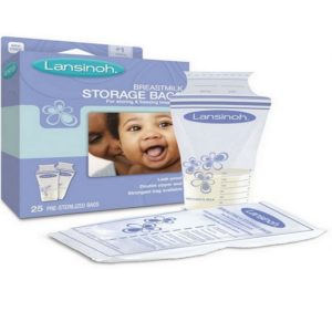 LANSINOH BOLSAS DE ALMACENAMIENTO X 25 UN.