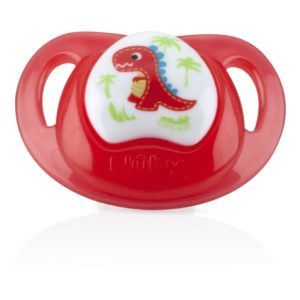 CHUPÓN CONFORT SOOTHE DE SILICONA SMALL ROJO Y CELESTE