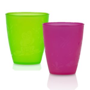 VASITOS DIVERTIDOS X 2 VERDE Y FUCHSIA