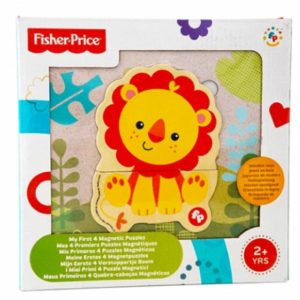 4 ROMPECABEZAS MAGNETICOS: JIRAFA, LEON, ELEFANTE, COCODRILO (2 PIEZAS CADA UNO)