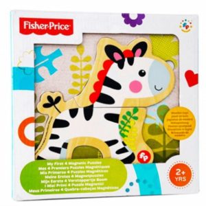 4 ROMPECABEZAS MAGNETICOS: ZEBRA, LEON, MONO, TUCAN (2 PIEZAS CADA UNO)