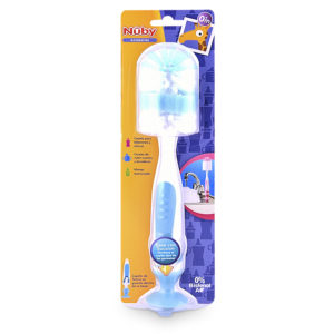 CEPILLO 2 EN 1 PARA BIBERON Y TETINA C/ESPONJA AQUA