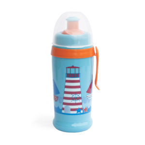 TOMATODO TAZA CON BOQUILLA PULL UP CELESTE