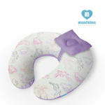 CROISSI PILLOW XTRACONFORT LILA DINO