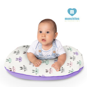 CROISSI PILLOW XTRACONFORT LILA CONEJO